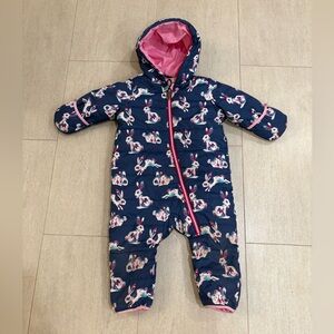 Hatley one-piece toddler snowsuit size 18-24 months